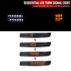 Spec-D Tuning Gmd Sierra Yukon Sequential Bumper Lights 99-05 LB-GMC99JMLED-SQ-TM